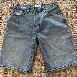 Aritzia denim shorts